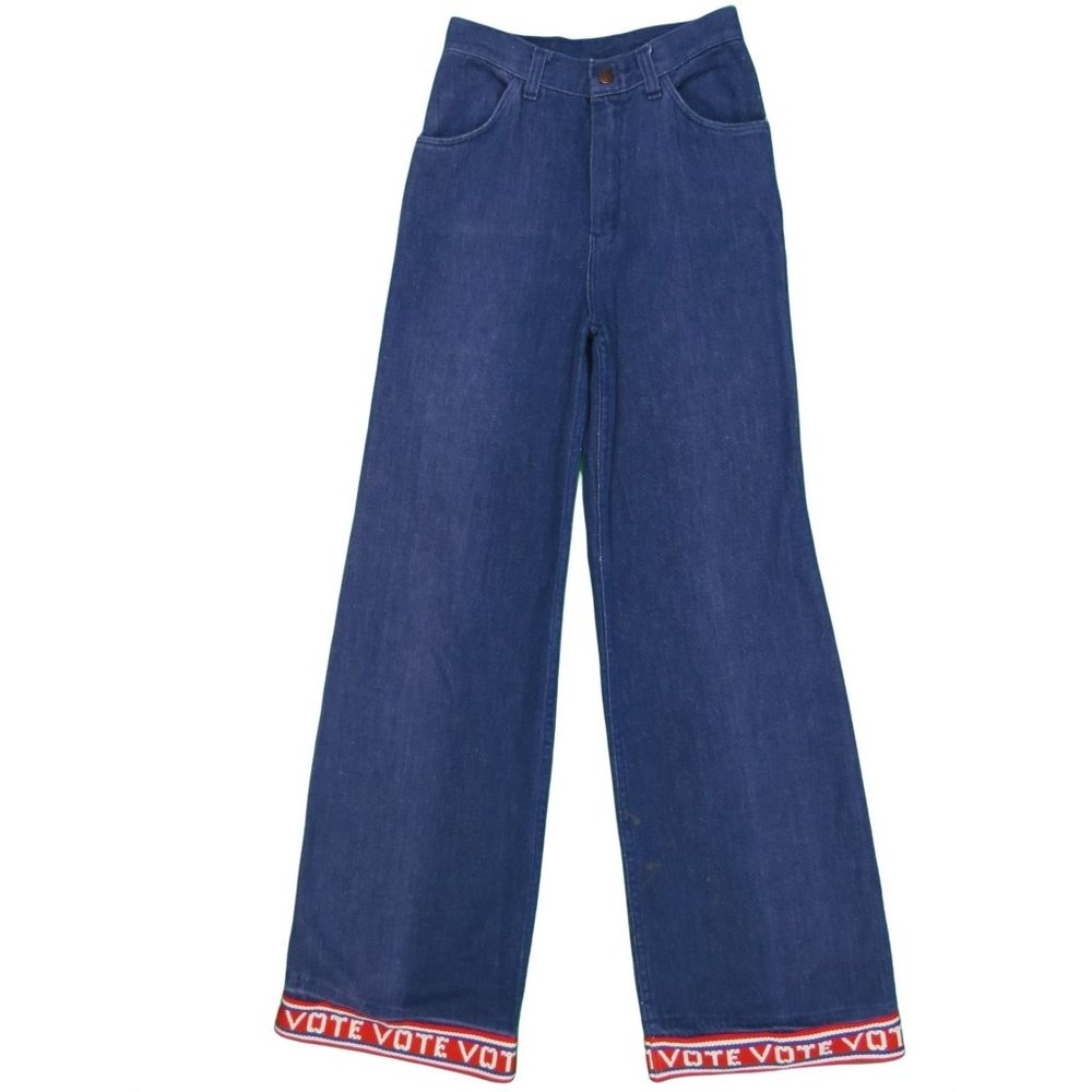 1970s Vintage Vote Pants 24x32